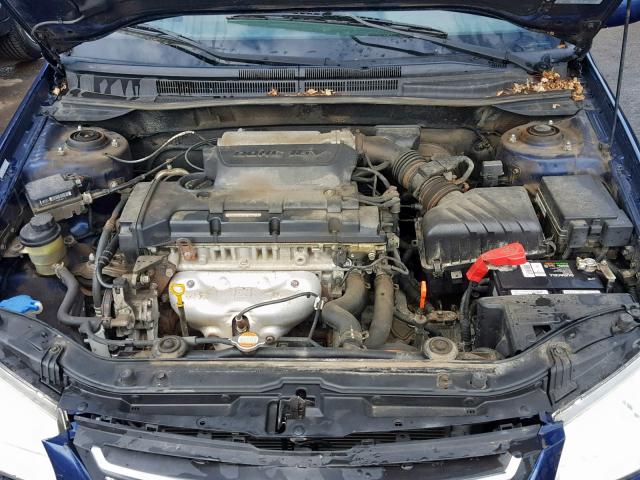 KNAFE121185545790 - 2008 KIA SPECTRA EX BLUE photo 7