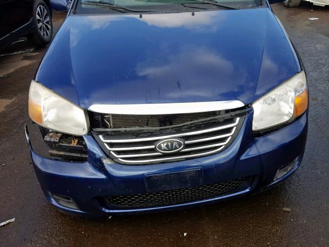 KNAFE121185545790 - 2008 KIA SPECTRA EX BLUE photo 9