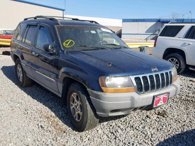 1J4GW48S9YC168721 - 2000 JEEP GRAND CHER BLUE photo 1