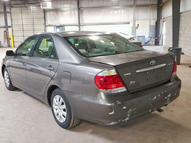 4T1BE32K95U539528 - 2005 TOYOTA CAMRY LE GRAY photo 3