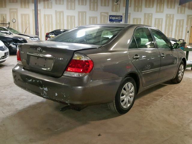 4T1BE32K95U539528 - 2005 TOYOTA CAMRY LE GRAY photo 4