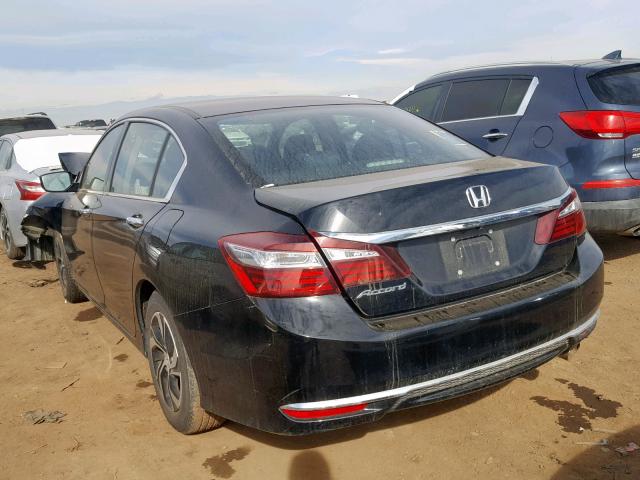 1HGCR2F32GA187215 - 2016 HONDA ACCORD LX BLACK photo 3