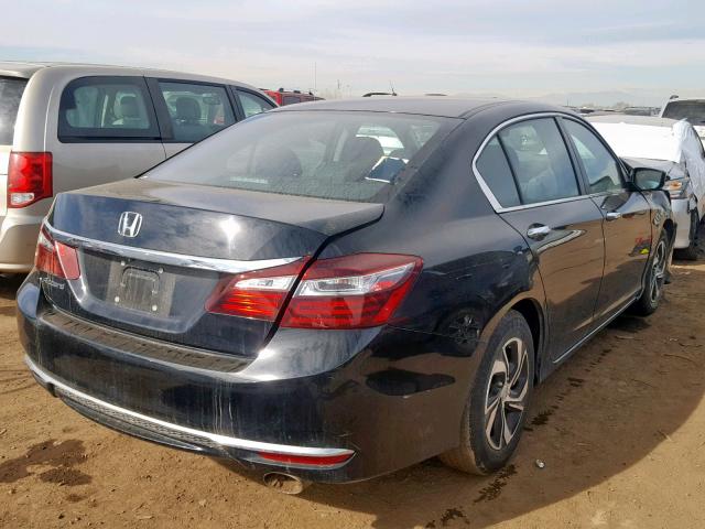 1HGCR2F32GA187215 - 2016 HONDA ACCORD LX BLACK photo 4