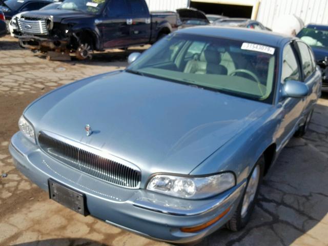 1G4CW54K334144557 - 2003 BUICK PARK AVENU BLUE photo 2