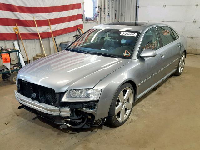 WAUML44E26N015520 - 2006 AUDI A8 L QUATT GRAY photo 2