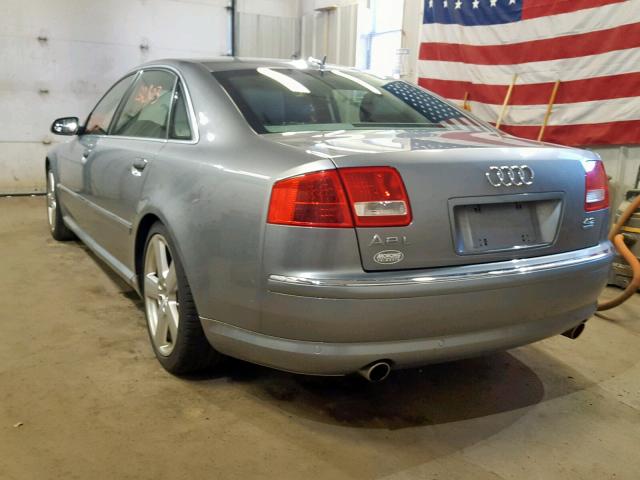 WAUML44E26N015520 - 2006 AUDI A8 L QUATT GRAY photo 3