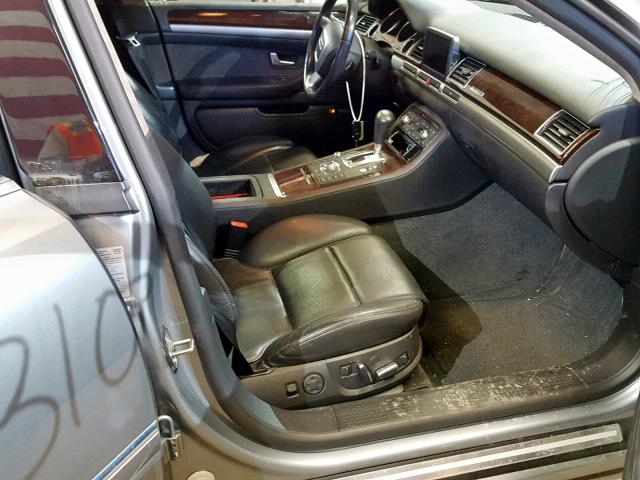 WAUML44E26N015520 - 2006 AUDI A8 L QUATT GRAY photo 5