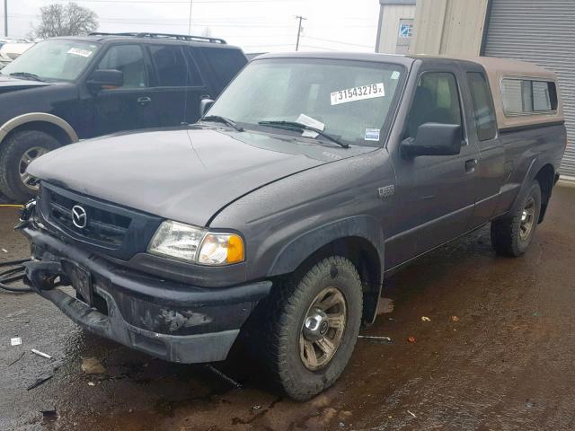 4F4ZR47E08PM00365 - 2008 MAZDA B4000 CAB GRAY photo 2