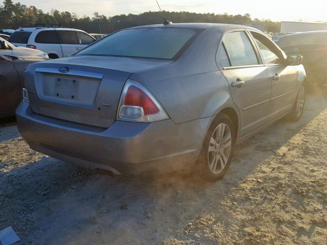 3FAHP08Z88R256101 - 2008 FORD FUSION SEL GRAY photo 4