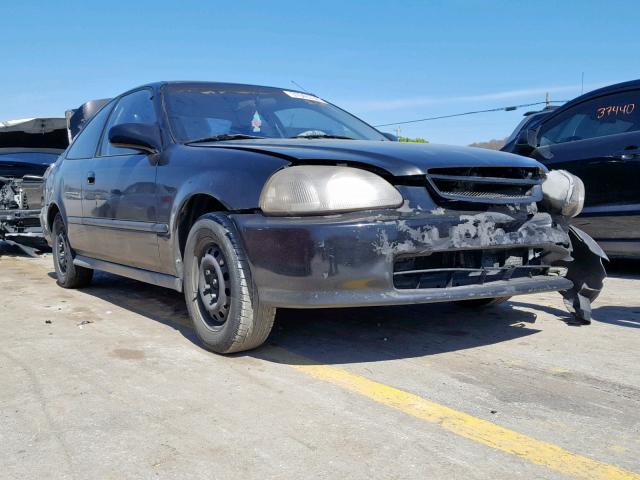 1HGEJ6129VL062820 - 1997 HONDA CIVIC DX BLACK photo 1