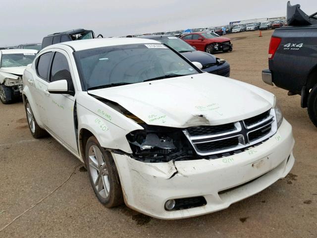 1B3BD1FG8BN510241 - 2011 DODGE AVENGER MA WHITE photo 1