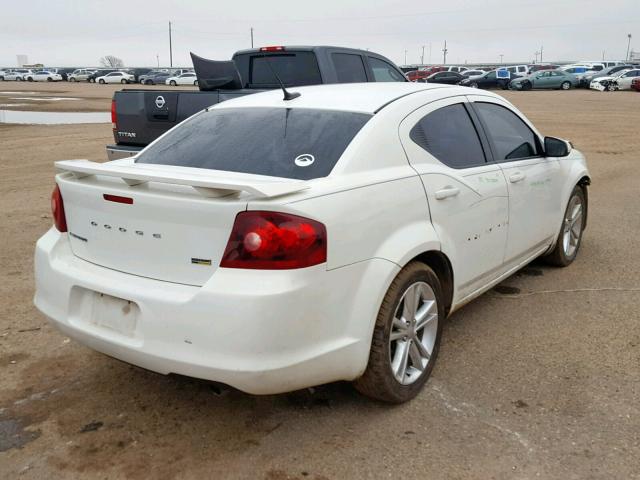 1B3BD1FG8BN510241 - 2011 DODGE AVENGER MA WHITE photo 4