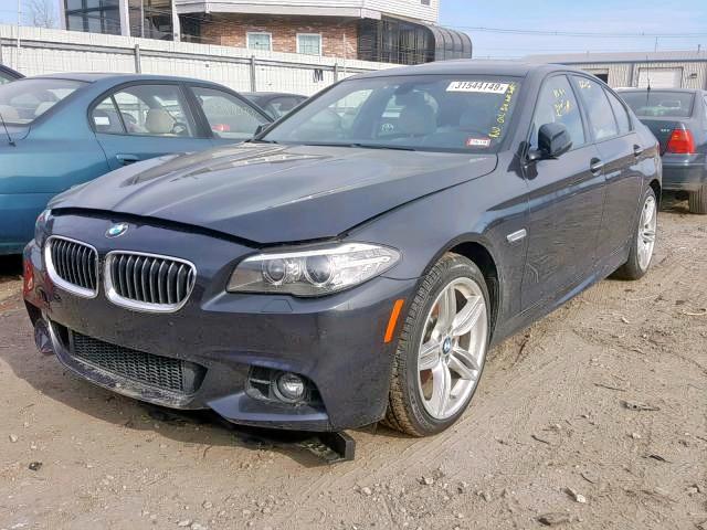 WBA5B3C58ED530772 - 2014 BMW 535 XI GRAY photo 2