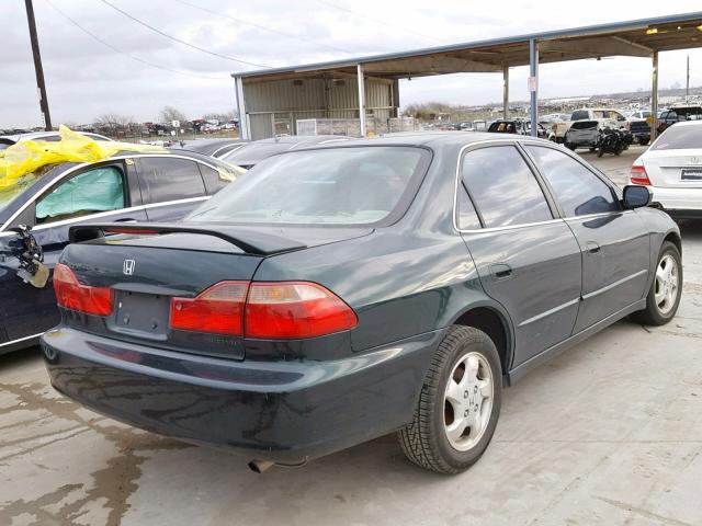 1HGCG5655YA019580 - 2000 HONDA ACCORD EX GREEN photo 4