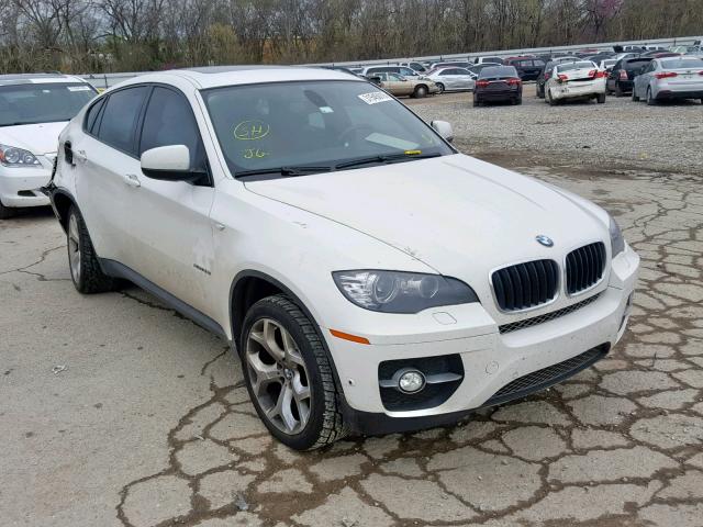 5UXFG2C59BLX08837 - 2011 BMW X6 XDRIVE3 WHITE photo 1