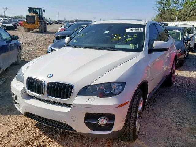 5UXFG2C59BLX08837 - 2011 BMW X6 XDRIVE3 WHITE photo 2