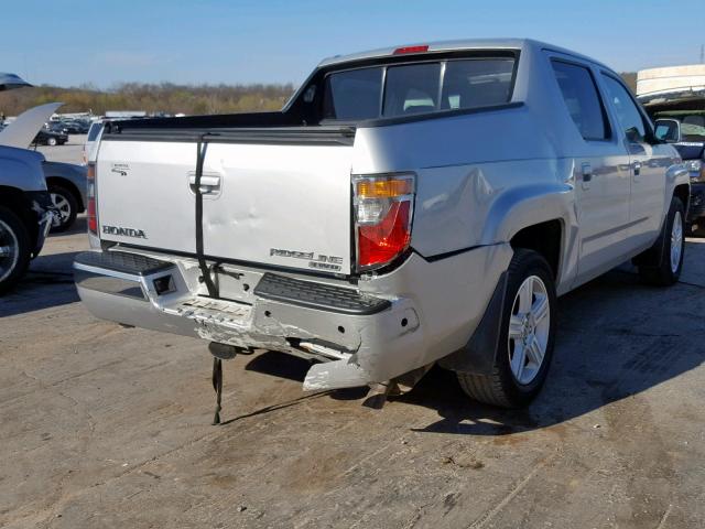 2HJYK16546H512320 - 2006 HONDA RIDGELINE SILVER photo 4