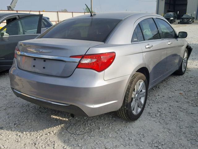 1C3CCBBB7DN617066 - 2013 CHRYSLER 200 TOURIN SILVER photo 4