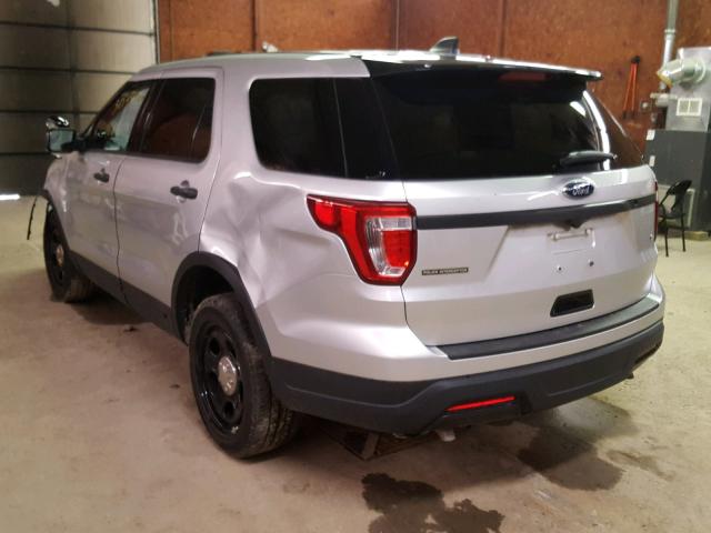 1FM5K8AR2KGA29372 - 2019 FORD EXPLORER P WHITE photo 3