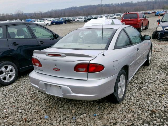 1G1JF12T6Y7192097 - 2000 CHEVROLET CAVALIER Z GRAY photo 4