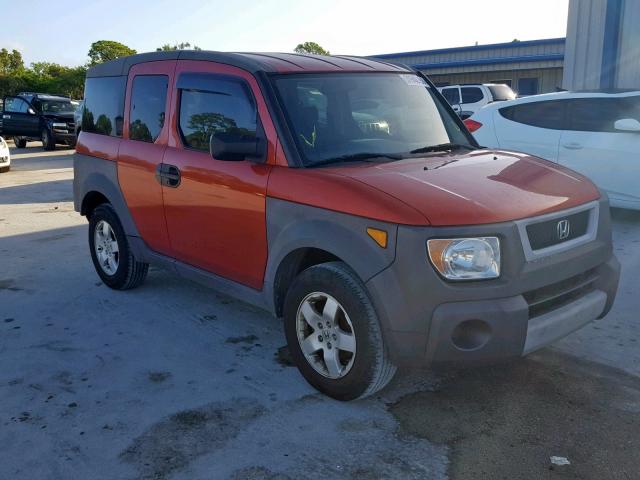 5J6YH18573L020437 - 2003 HONDA ELEMENT EX ORANGE photo 1