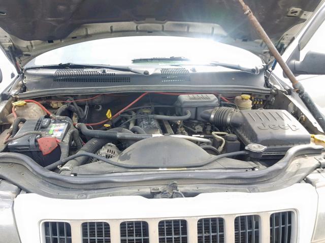 1J4GW48S04C215161 - 2004 JEEP GRAND CHER GRAY photo 7