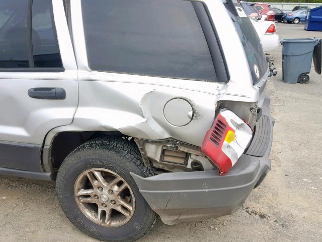 1J4GW48S04C215161 - 2004 JEEP GRAND CHER GRAY photo 9