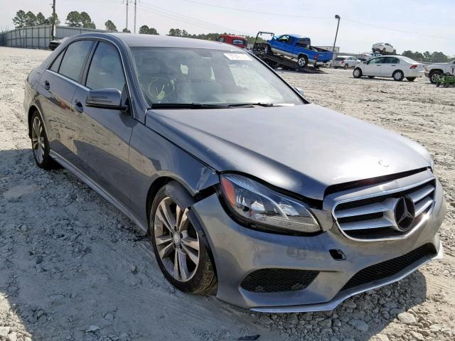 WDDHF5KB5GB251145 - 2016 MERCEDES-BENZ E 350 GRAY photo 1