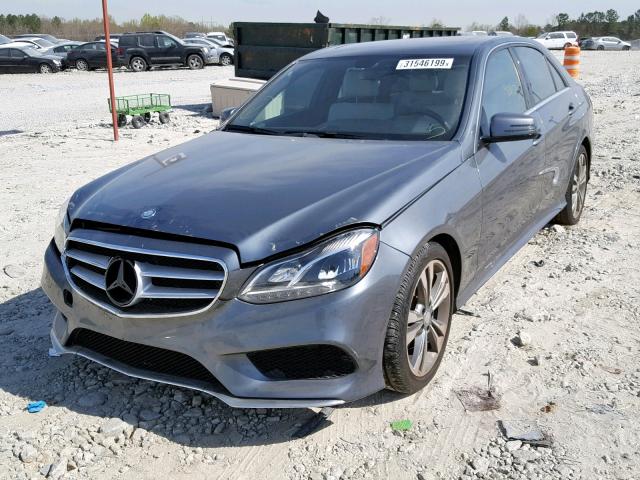 WDDHF5KB5GB251145 - 2016 MERCEDES-BENZ E 350 GRAY photo 2