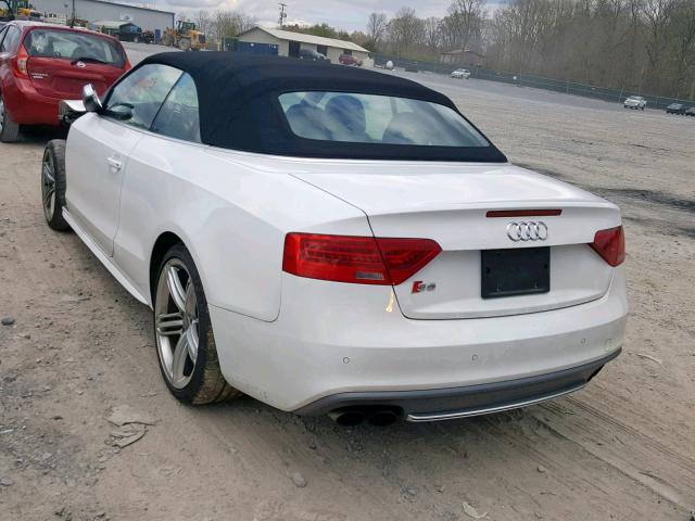 WAUVGAFH1DN017366 - 2013 AUDI S5 PRESTIG WHITE photo 3