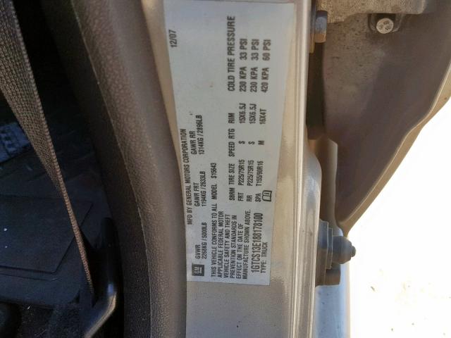 1GTCS13E188178100 - 2008 GMC CANYON GRAY photo 10