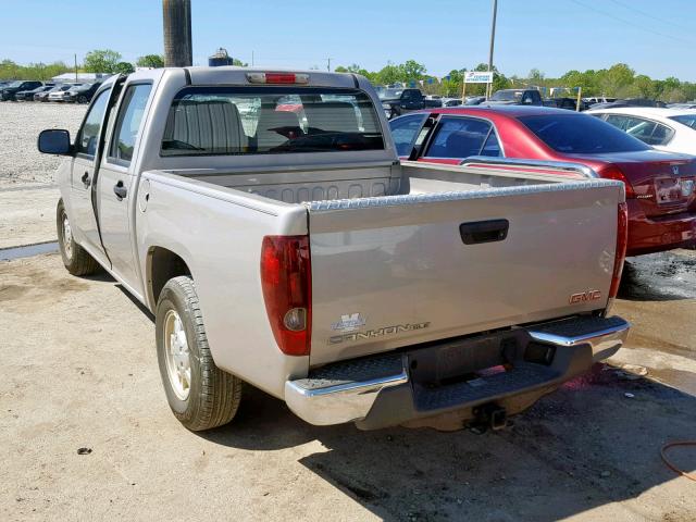 1GTCS13E188178100 - 2008 GMC CANYON GRAY photo 3