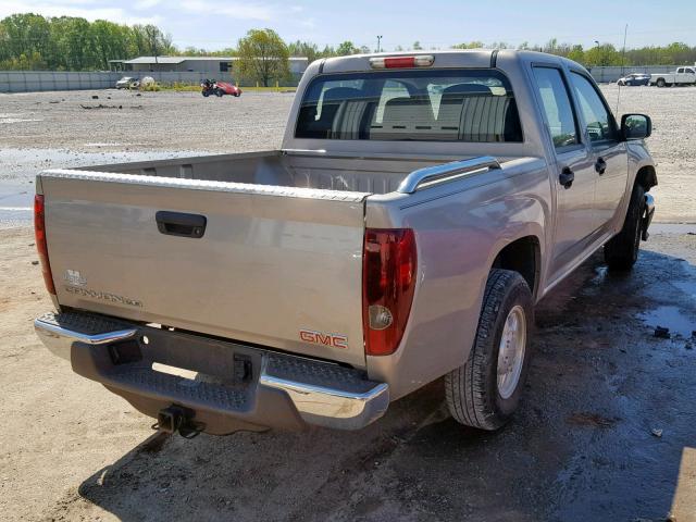 1GTCS13E188178100 - 2008 GMC CANYON GRAY photo 4