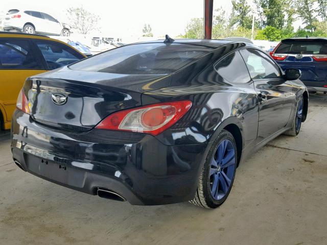 KMHHT6KD9BU044549 - 2011 HYUNDAI GENESIS CO BLACK photo 4