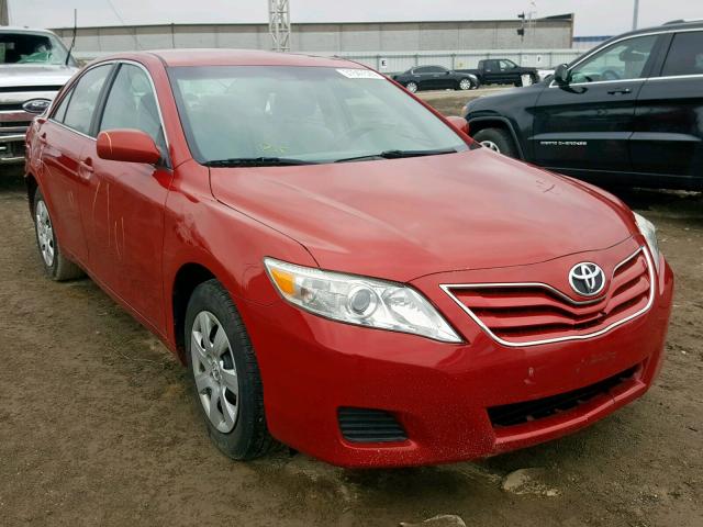 4T4BF3EK5BR154011 - 2011 TOYOTA CAMRY RED photo 1
