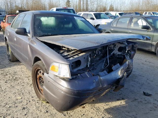 2FAHP71V18X157394 - 2008 FORD CROWN VICT GRAY photo 1