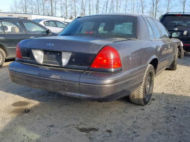 2FAHP71V18X157394 - 2008 FORD CROWN VICT GRAY photo 4