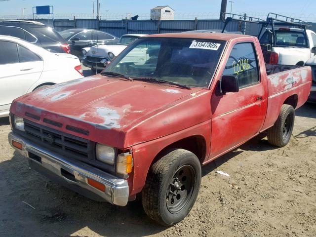 1N6SD11S7MC336264 - 1991 NISSAN TRUCK SHOR RED photo 2