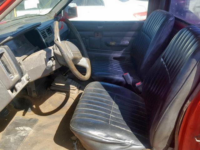 1N6SD11S7MC336264 - 1991 NISSAN TRUCK SHOR RED photo 5