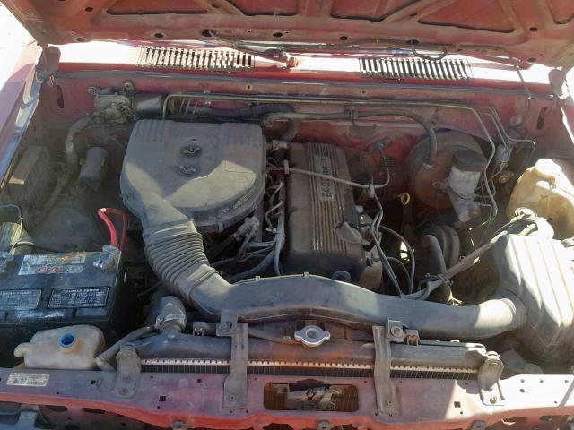 1N6SD11S7MC336264 - 1991 NISSAN TRUCK SHOR RED photo 7