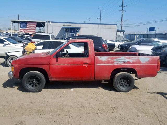 1N6SD11S7MC336264 - 1991 NISSAN TRUCK SHOR RED photo 9