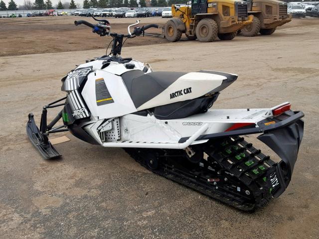 4UF14SNW0ET108733 - 2014 ARCTIC CAT SNOWMOBILE WHITE photo 3