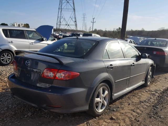 1YVFP80D845N28203 - 2004 MAZDA 6 S GRAY photo 4