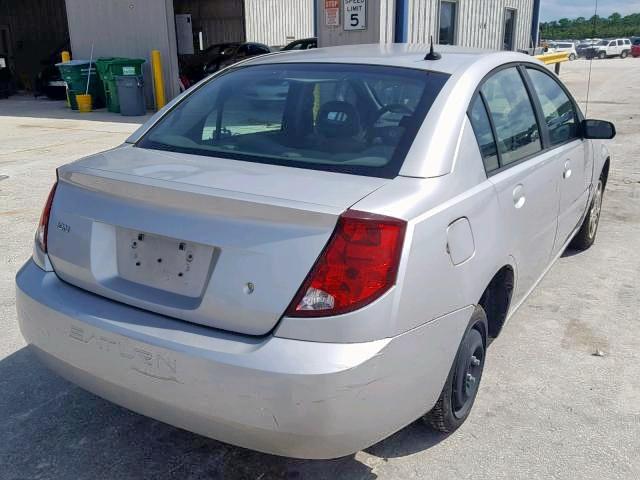 1G8AJ54F95Z179407 - 2005 SATURN ION LEVEL SILVER photo 4