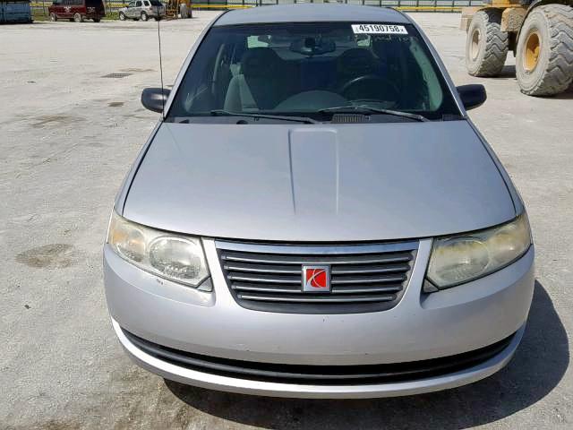 1G8AJ54F95Z179407 - 2005 SATURN ION LEVEL SILVER photo 9