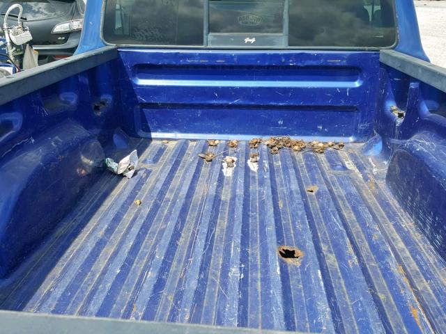 1FTZR11U64PA00425 - 2004 FORD RANGER BLUE photo 6