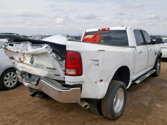 3C63DRJLXCG268026 - 2012 DODGE RAM 3500 L WHITE photo 4