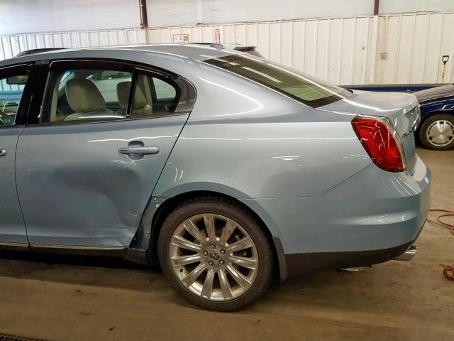 1LNHM94R89G609406 - 2009 LINCOLN MKS BLUE photo 9