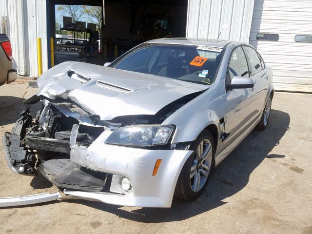 6G2ER57709L189358 - 2009 PONTIAC G8 SILVER photo 2