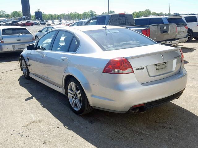 6G2ER57709L189358 - 2009 PONTIAC G8 SILVER photo 3